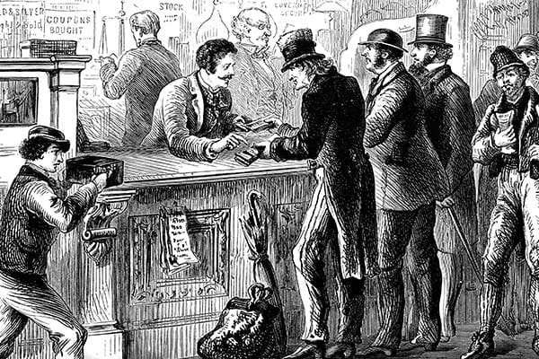 Traders making stock transaction in early market Traders making stock transaction in early market